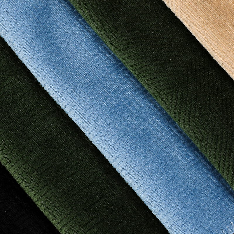 Burnoutout Super Soft Velvet Furniture Sofa Stof