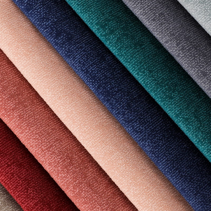 Præget tekstur Snowflake Velvet Sofa Stof